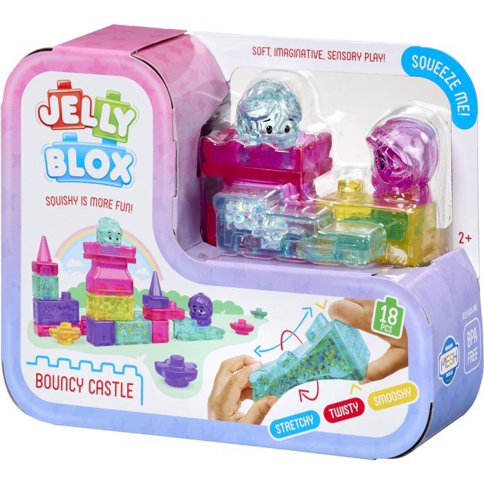 Jelly Blox Squish Castle - blocs de construction - GOLIATH - 30 pieces - des 2 ans