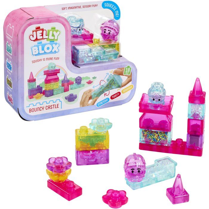 Jelly Blox Squish Castle - blocs de construction - GOLIATH - 30 pieces - des 2 ans