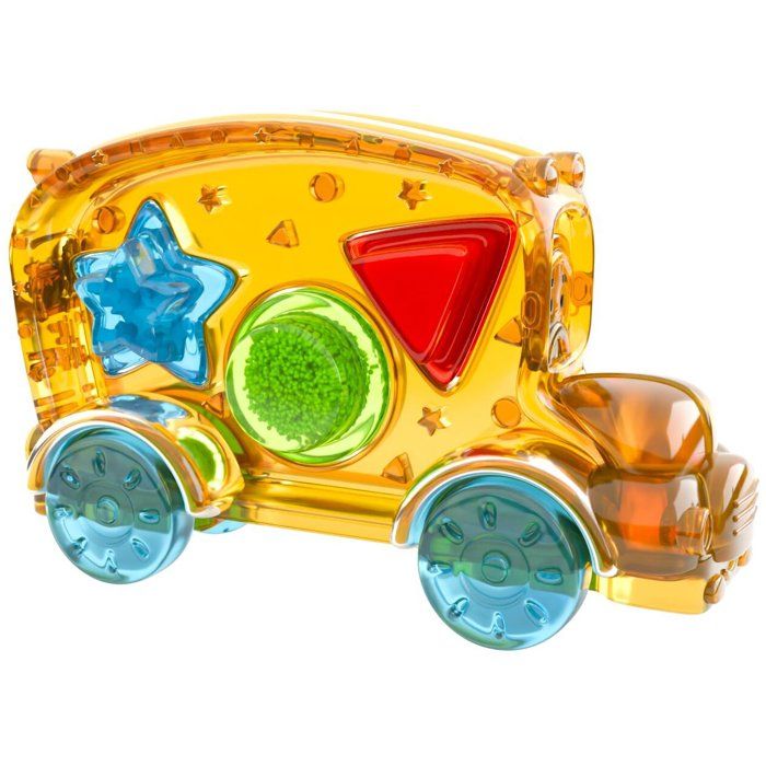 Lil' Jellies Jelly Bus - Sensory Blocks - GOLIATH - Soft Toy Vehicle - Ages 6 months and up
