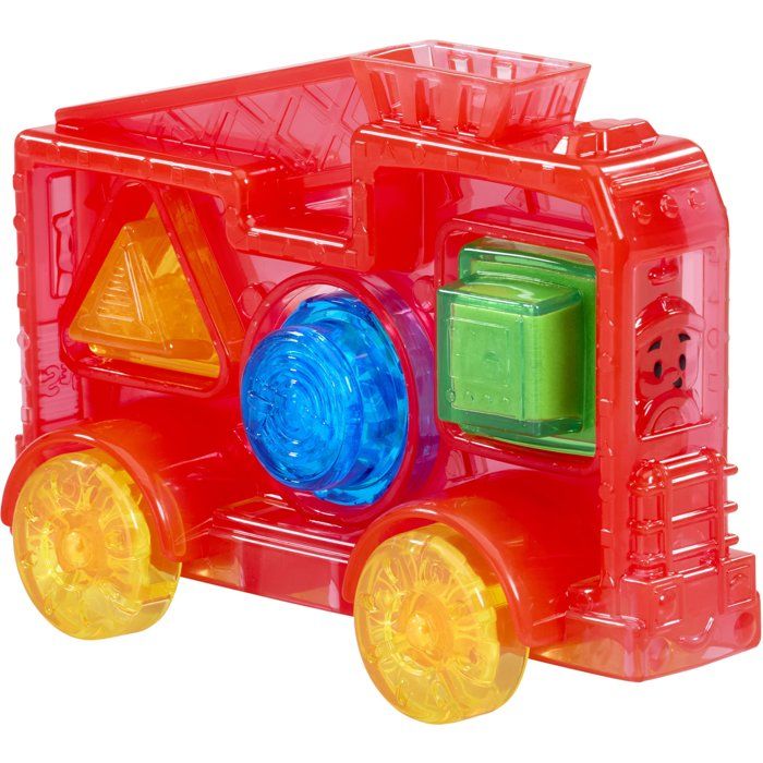 Lil' Jellies Jelly Fire Truck - sensory blocks - GOLIATH - soft truck - ages 6 months and up