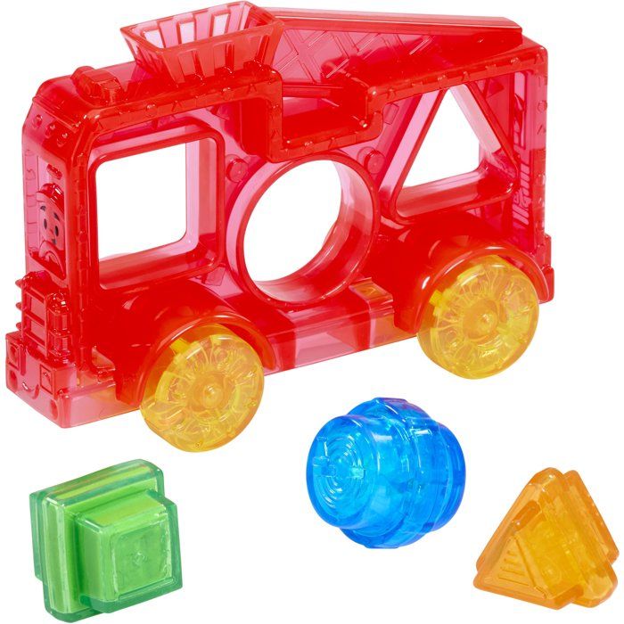 Lil' Jellies Jelly Fire Truck - sensory blocks - GOLIATH - soft truck - ages 6 months and up