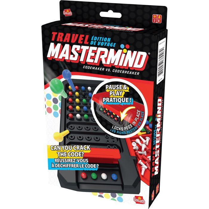 Mastermind Travel Box - logic game - GOLIATH - travel size