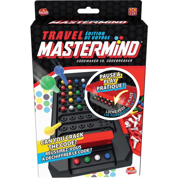 Mastermind Travel Box - logic game - GOLIATH - travel size