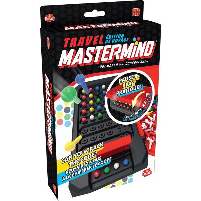 Mastermind Travel Box - logic game - GOLIATH - travel size