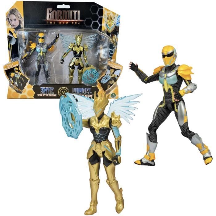 Figurine box set - GORMITI - Scion and Gormiti associated Air - Skye and Windel - 15 cm - from 4 years old - GRV191