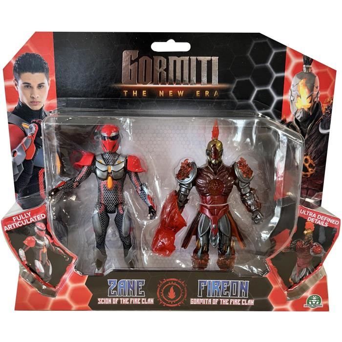 Figurine box set - GORMITI - Scion and Gormiti associated Fire - Zane and Fireon - 15 cm - from 4 years old - GRV192