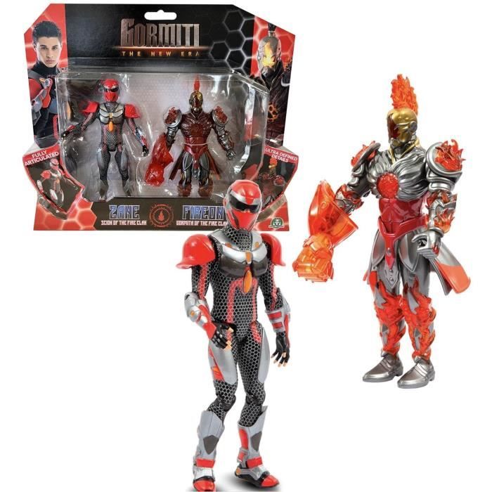 Figurine box set - GORMITI - Scion and Gormiti associated Fire - Zane and Fireon - 15 cm - from 4 years old - GRV192