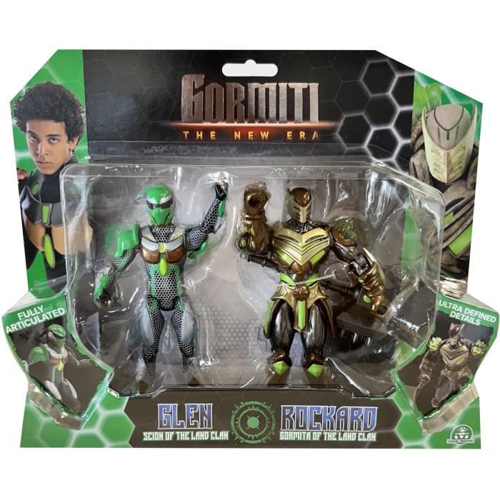 Figurine box set - GORMITI - Scion and Gormiti associated Earth - Glen and Rockard - 15 cm - from 4 years old - GRV193