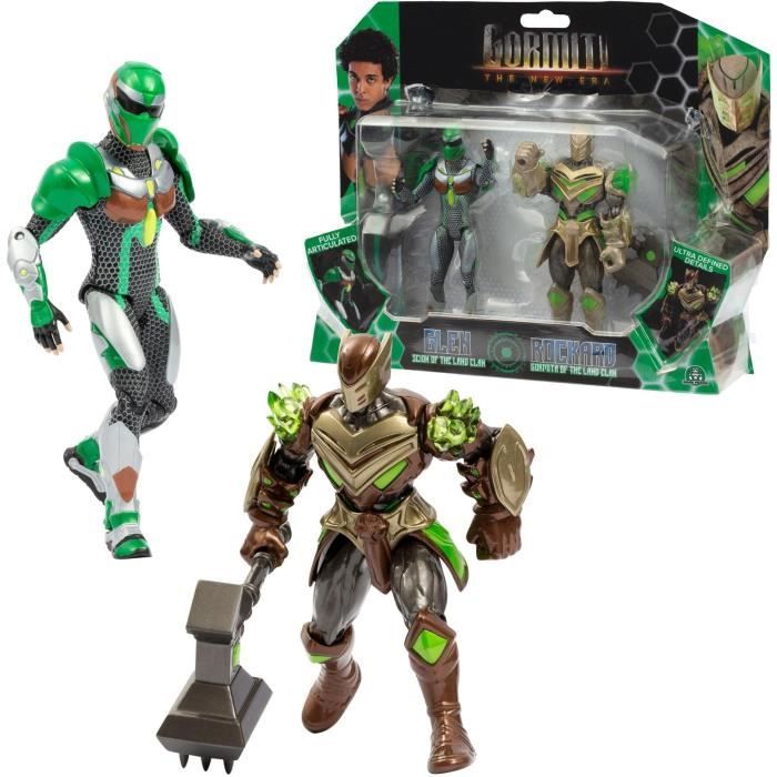Figurine box set - GORMITI - Scion and Gormiti associated Earth - Glen and Rockard - 15 cm - from 4 years old - GRV193