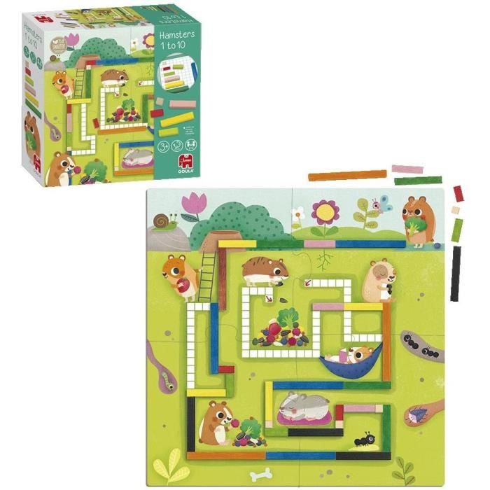 Educational game - GOULA - 1-10 Maths - Help the hamsters to build up their provisions for the winter