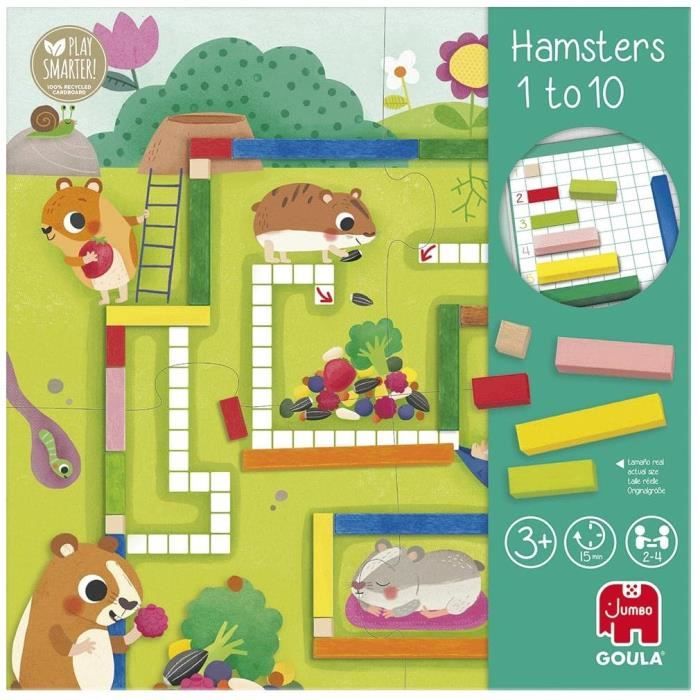 Educational game - GOULA - 1-10 Maths - Help the hamsters to build up their provisions for the winter