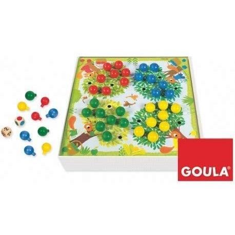 Educational game - GOULA - Counting trees - Wooden apples and dice
