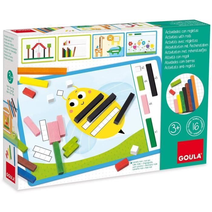 Educational game - GOULA - Activities with rulers - Learning numbers and mathematical logic
