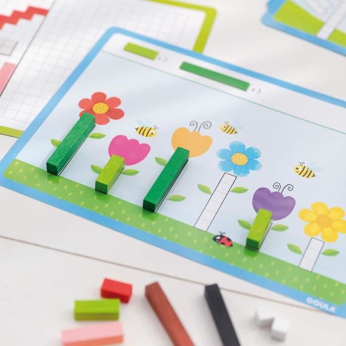 Educational game - GOULA - Activities with rulers - Learning numbers and mathematical logic