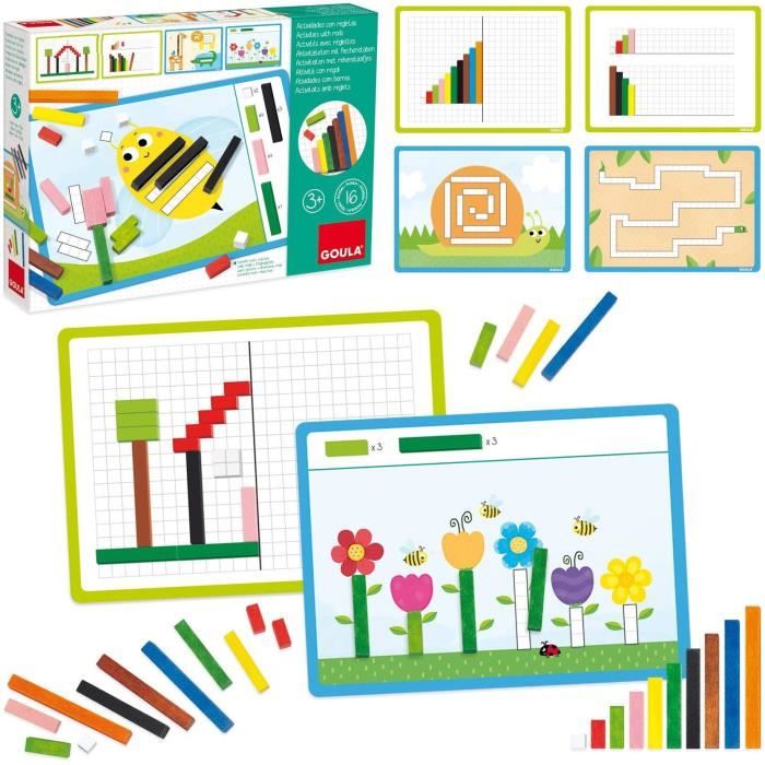 Educational game - GOULA - Activities with rulers - Learning numbers and mathematical logic