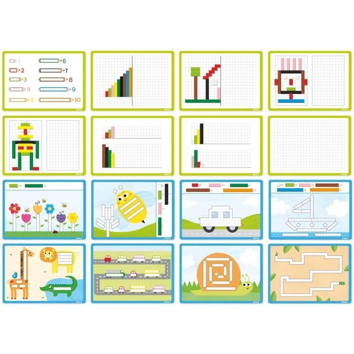 Educational game - GOULA - Activities with rulers - Learning numbers and mathematical logic