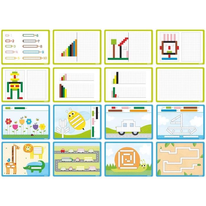 Educational game - GOULA - Activities with rulers - Learning numbers and mathematical logic