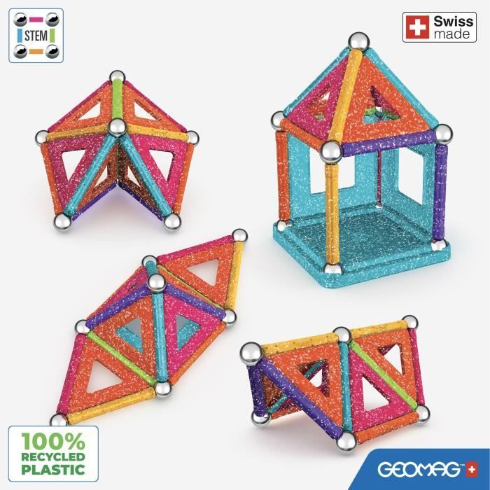 GEOMAG - Ecofriendly 35 pcs Glitter