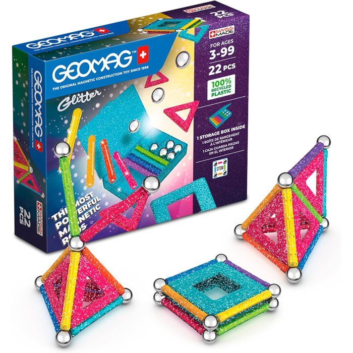 GEOMAG - Ecofriendly 22 pcs Glitter