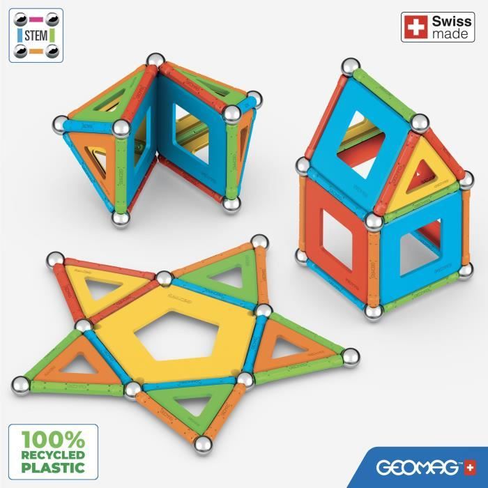 GEOMAG - EcoFriendly 52 pcs Panels supercolor