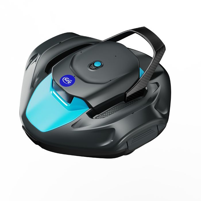 Robot de piscine - GRE - Moovo TM 90 - a batterie - Piscines hors-sol - Jusqu'a 9 m de longueur/80 m² - Autonomie 90 min - 2 L