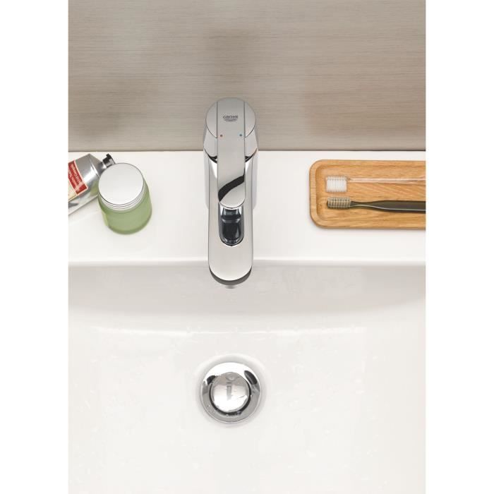 GROHE Bathroom Faucet Get sink, emptying tickle, inclination, Foam water saving water, size M, 23454000