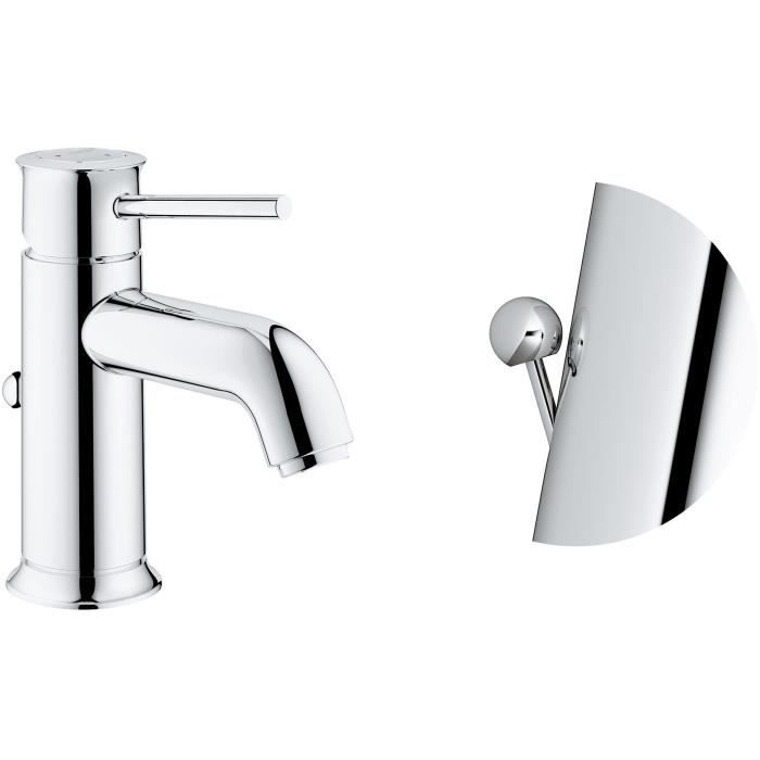 Grohe Mixer Monocomande Lavabo Size S Start Classic Chromé 23782000