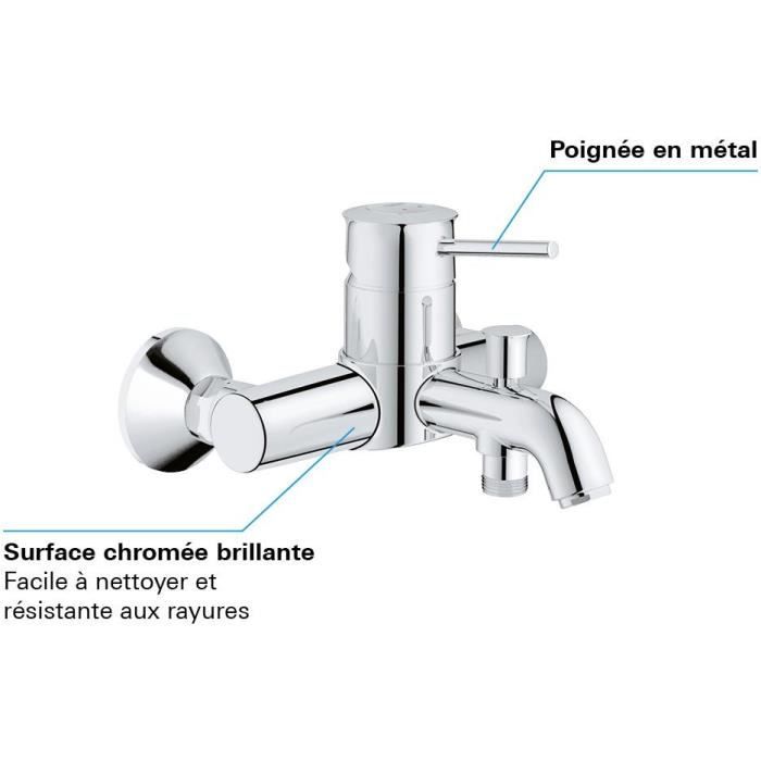 Grohe - Bath / shower monocommiage mixer - Wall