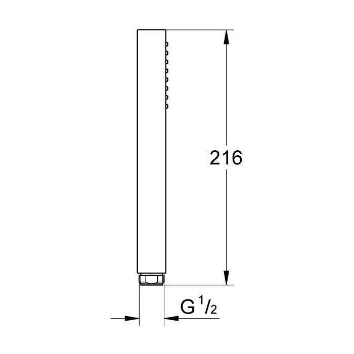 1-spray hand shower - 9.5l - GROHE