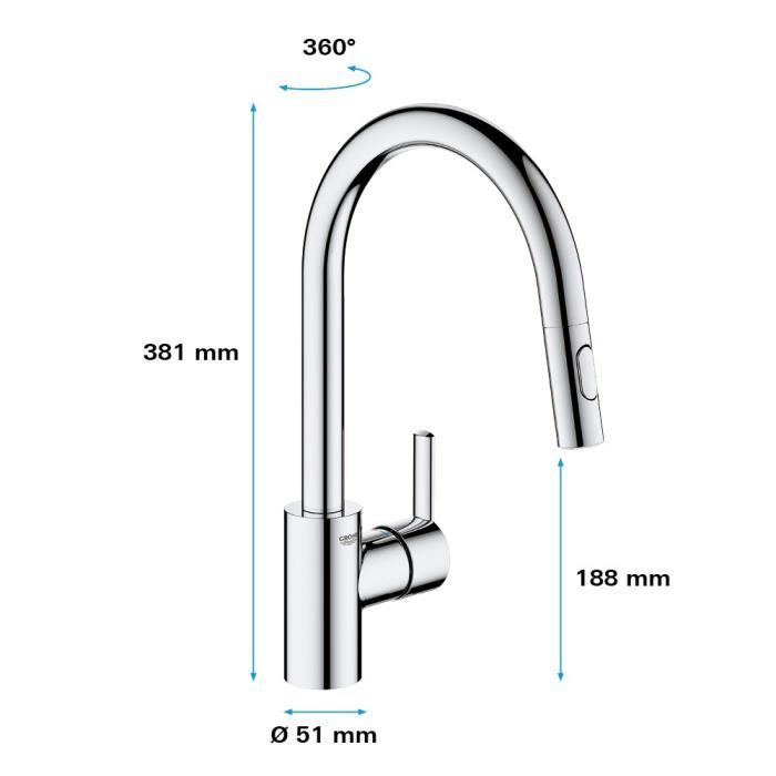 GROHE - Single lever sink mixer