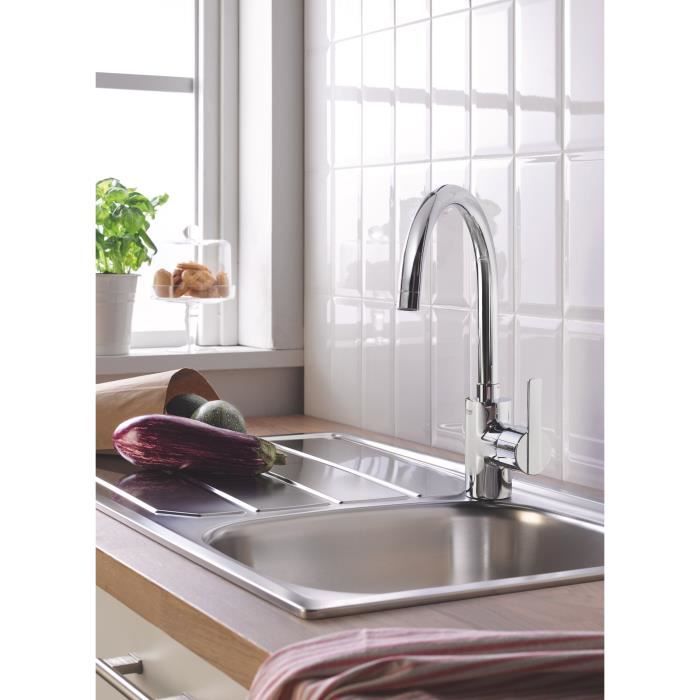 Grohe Mixer Monocomina Sink Slaughter Shape Chrome 32670002