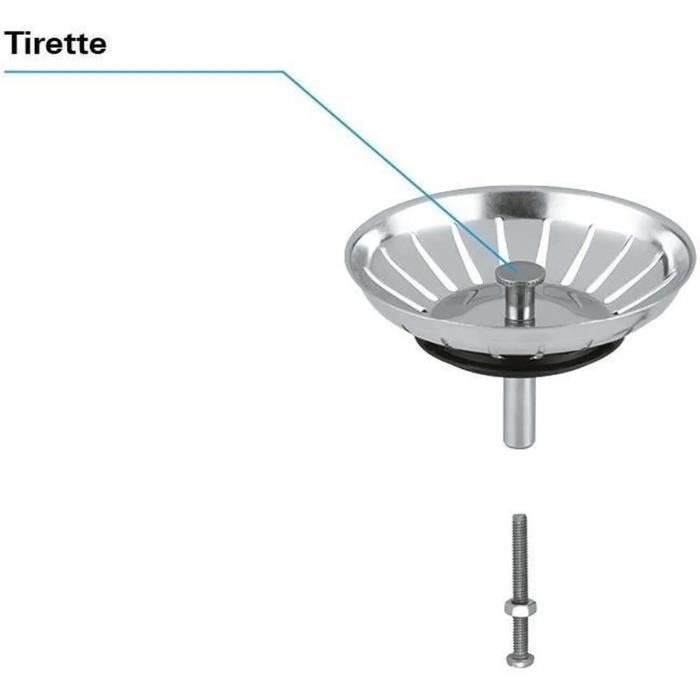 Grohe Bonde Grille A sink, emptying