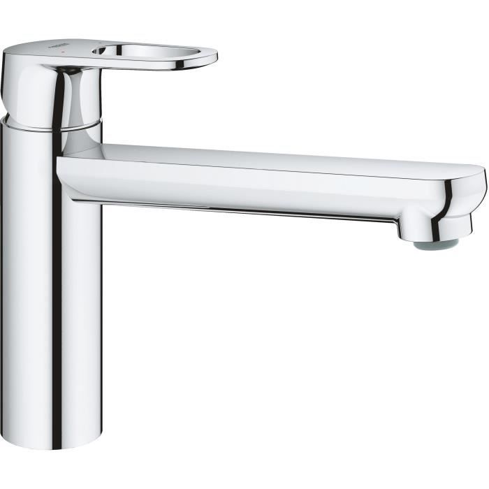 GROHE FAUXT STORT FLOW Kitchen Sink, Monocomina mixer with economical water mousseur, 140 ° rotation, chrome, 31691000