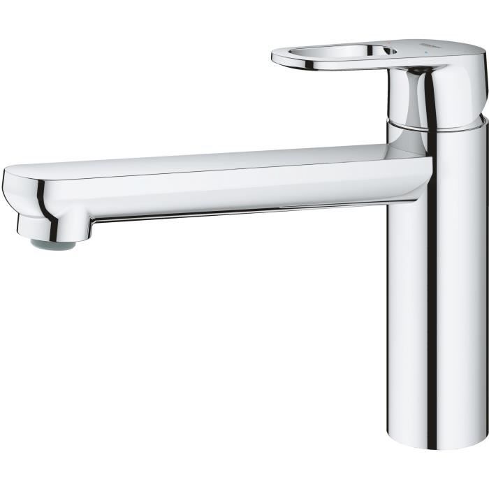 GROHE FAUXT STORT FLOW Kitchen Sink, Monocomina mixer with economical water mousseur, 140 ° rotation, chrome, 31691000