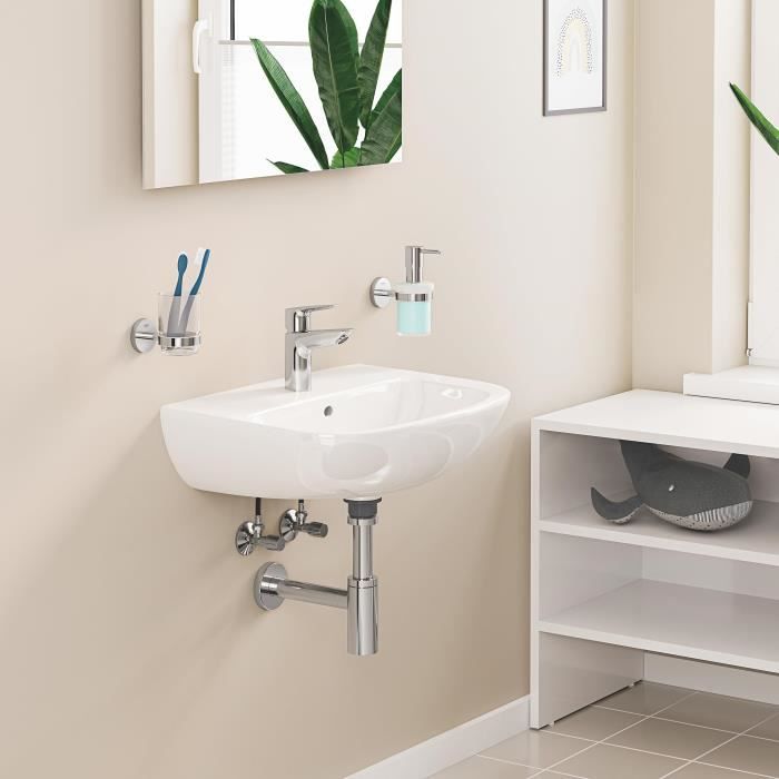 Bathroom faucet - GROHE Start Edge - 23898001 - Size S - Without waste pull - Chrome