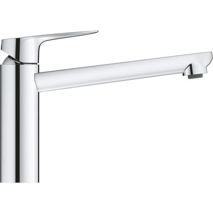 Grohe Tap Kitchen Sink Start Curve, Economic Water Mousseur, without emptying tag, Emptying Bonde included, 31717000