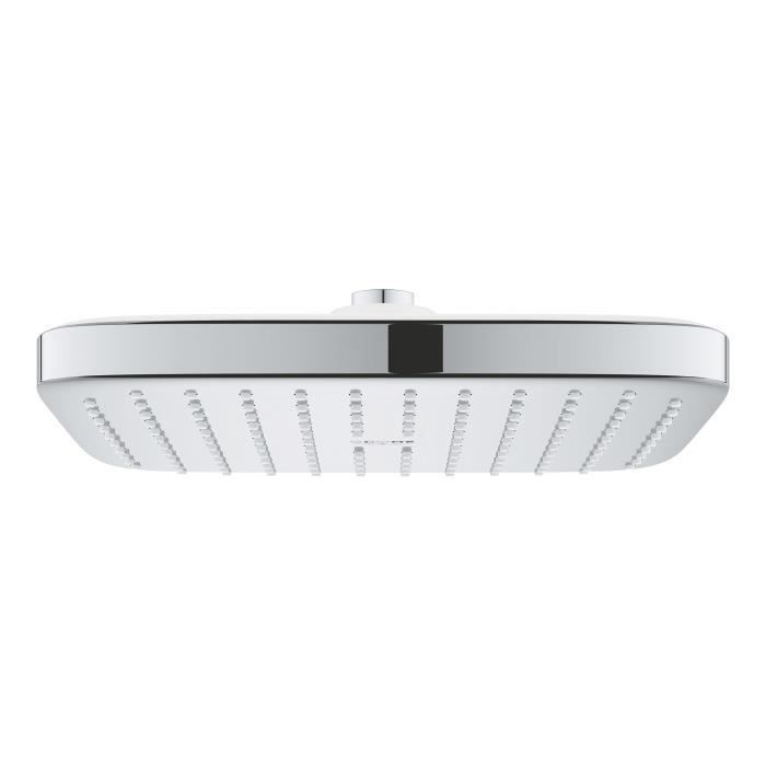 Grohe Tete Shower Vitalio Comfort 250 Cube, 1 Jet, 1/2 threaded fittings, 250mm square shape, pivotable head shower, 26695000
