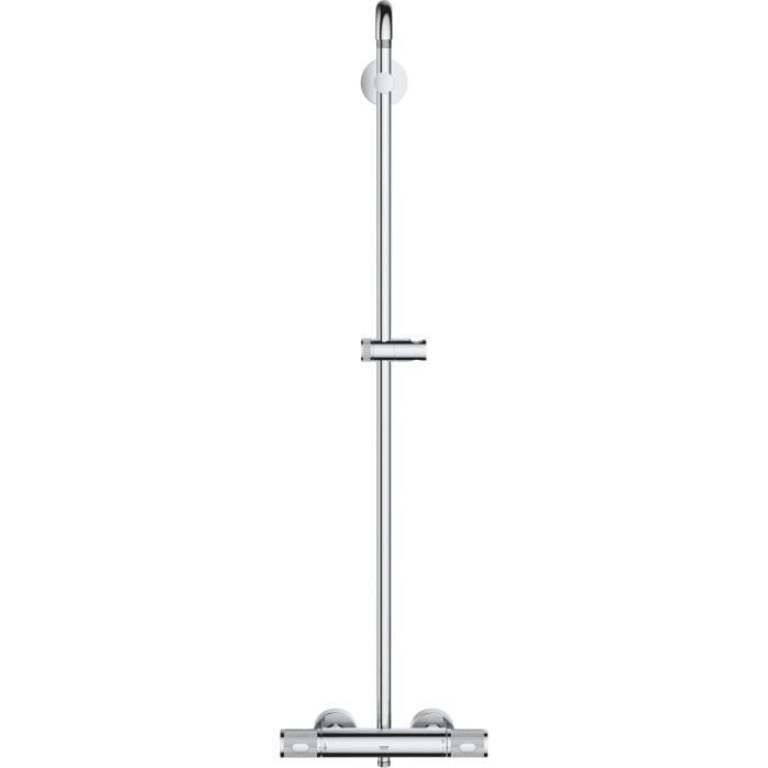 Grohe shower column thermostatic mixer vitulio joy0, shower head 260mm, 3 jet shower, chrome, 26403002