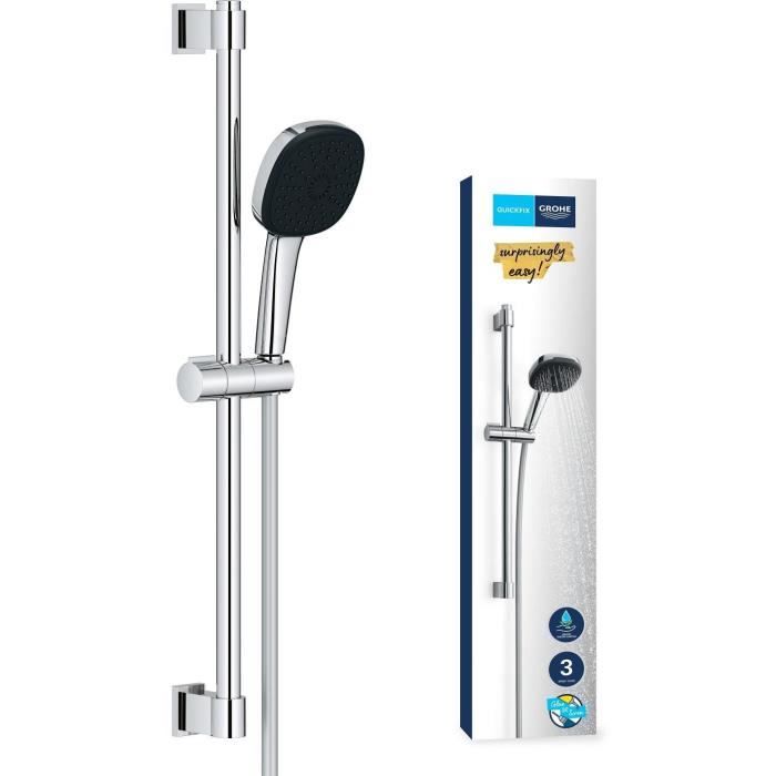 Shower head - GROHE Vitalio Comfort 110 26397001 - 2 jets (Rain/Stimulating) - Easy selection - Water saving - Chrome