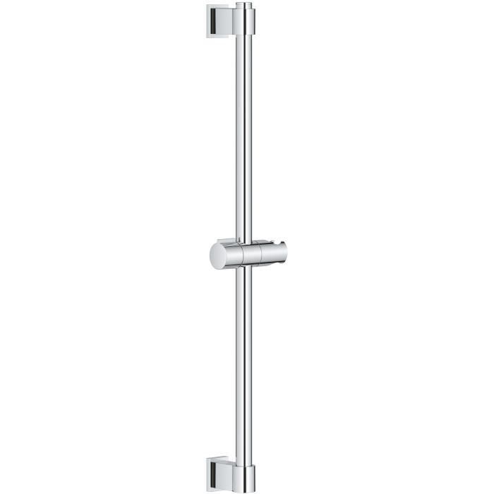 Shower bar - GROHE Vitalio Universal 27724001 - 60cm - Ø 22 mm - Adjustable upper fixing - To glue or screw - Chrome