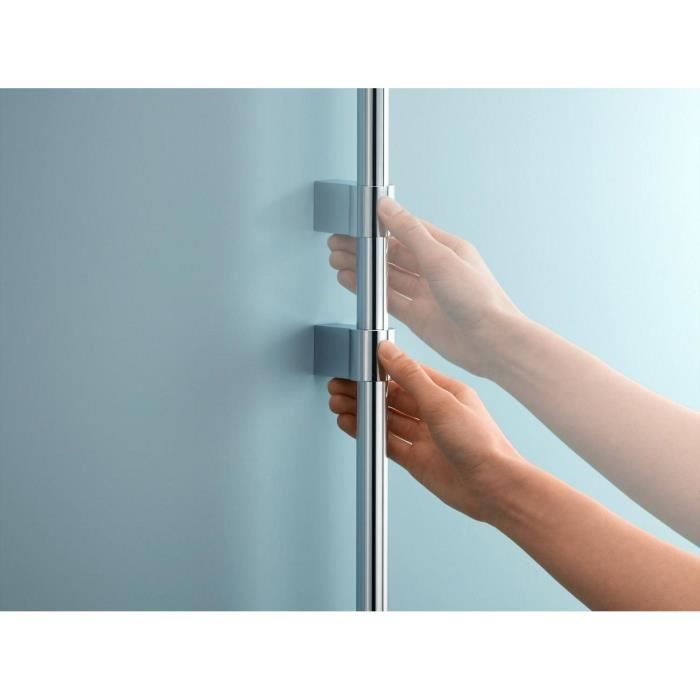 Shower bar - GROHE Vitalio Universal 27724001 - 60cm - Ø 22 mm - Adjustable upper fixing - To glue or screw - Chrome
