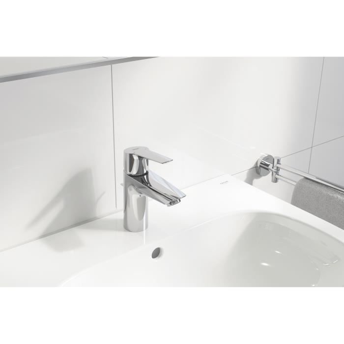 Grohe Quickfix Start Bathroom Faucet Lavabo, Foam water saving, with emptying tick