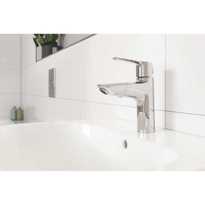 Grohe Quickfix Mixer Monocomande Bathroom Lavabo Start, Extractable shower Foam water saving Size M 24205003