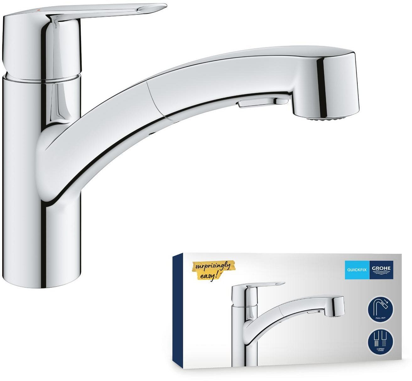 GROHE single-lever sink mixer - Chrome