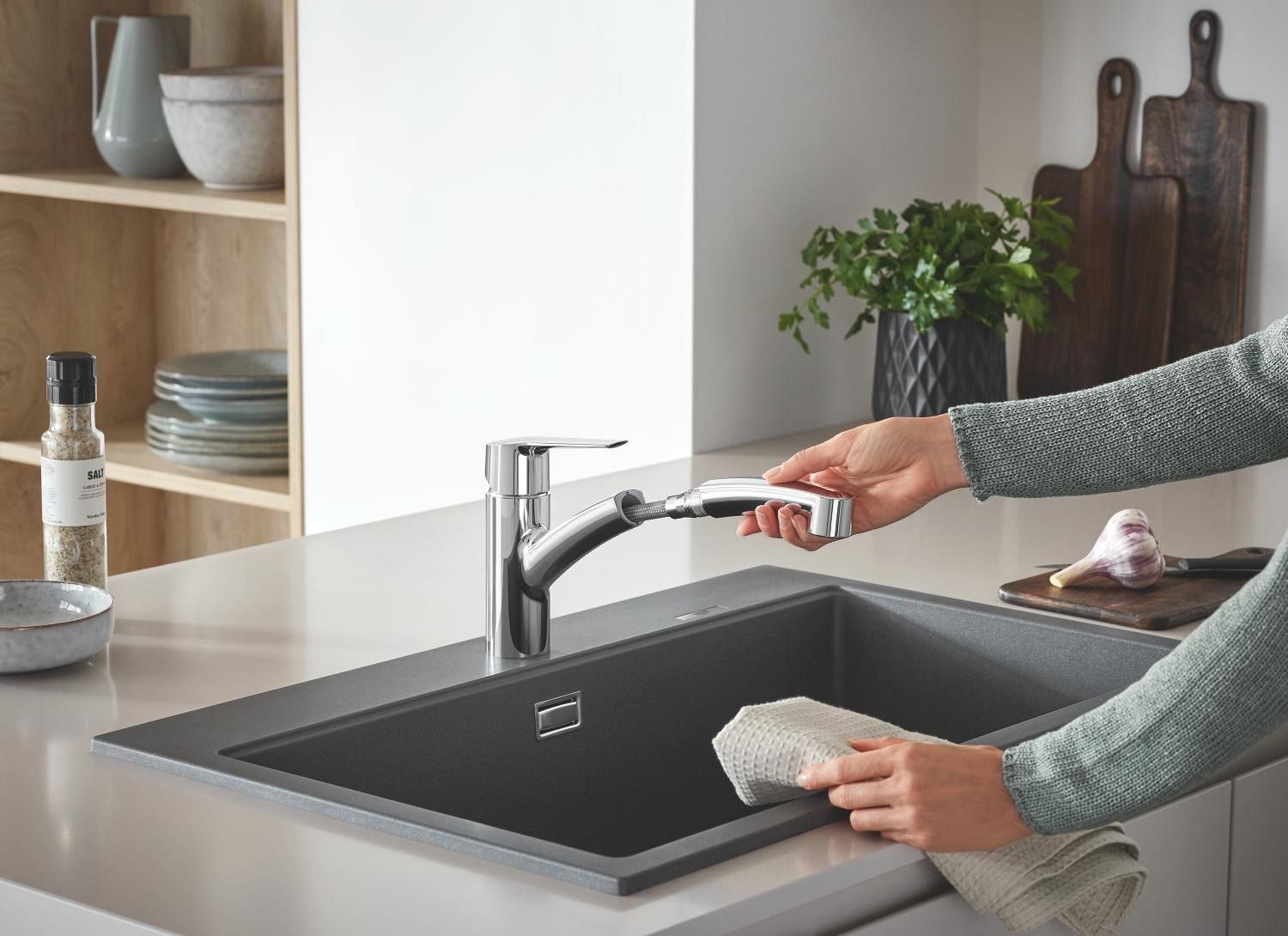 GROHE single-lever sink mixer - Chrome