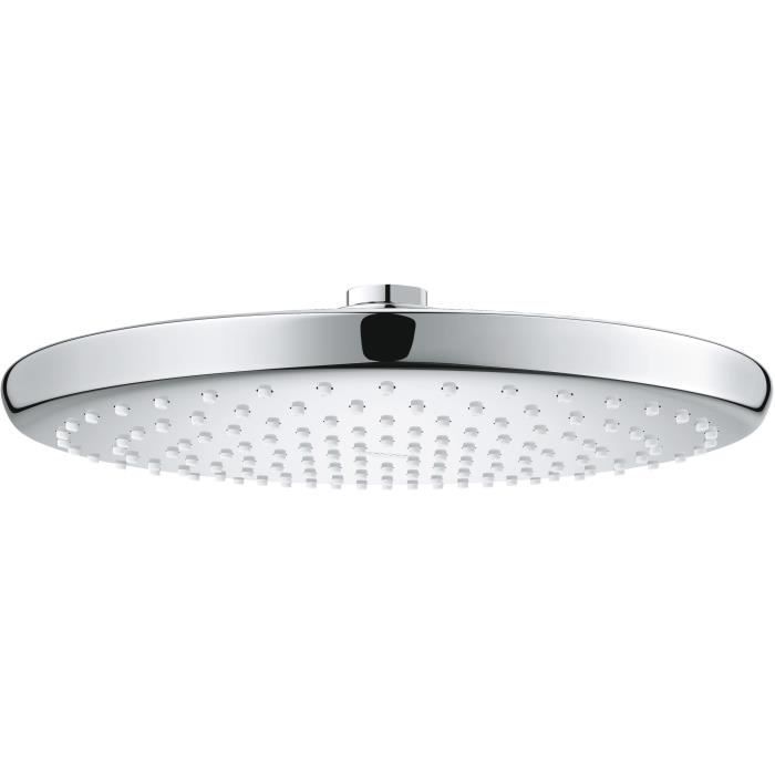 Round overhead shower - GROHE Vitalio Start 250 - 1 jet - 250 mm - Chrome - Water saving - Uniform water flow - 26815000