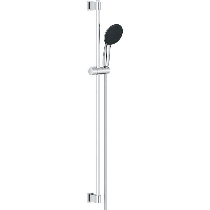 Shower set with 3 jets shower head, 90cm bar and flexible hose - GROHE Vitalio Start 110 26956001 - Water saving - Chrome