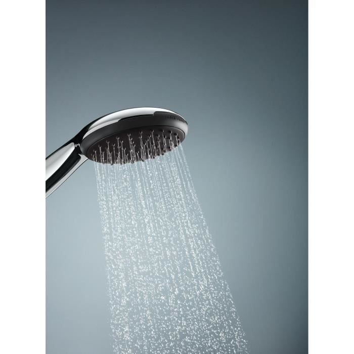 Flexible set and 1 jet shower head (Rain) - GROHE Vitalio Start 110 26720001 - Easy selection - Water saving