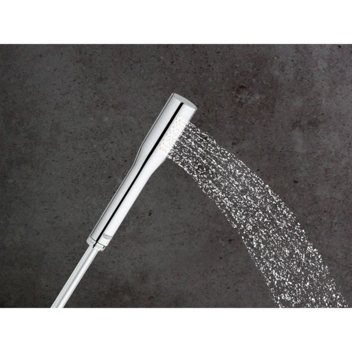 Grohe Vitalio Get Stick shower set, shower head, flexible 1500mm shower hose, wall support, chrome, 27459000