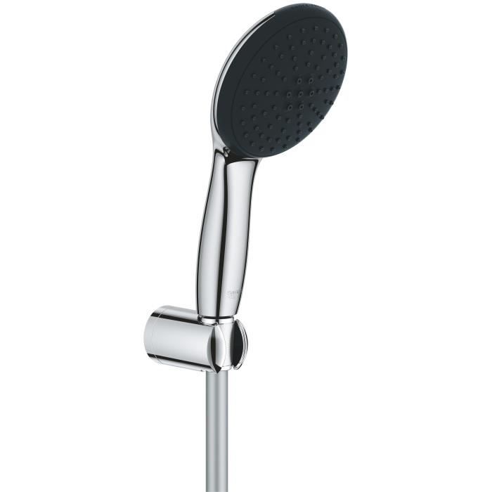 Shower set with 2 jets shower head, holder and hose - GROHE Vitalio Start 110 27950001 - Easy selection - Water saving